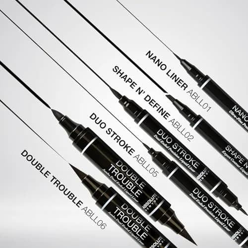 Absolute New York Duo Stroke Slim Angled Double-Ended Eyeliner | Ultra-Fine Precision, Waterproof, All-Day Wear thumbnail 3