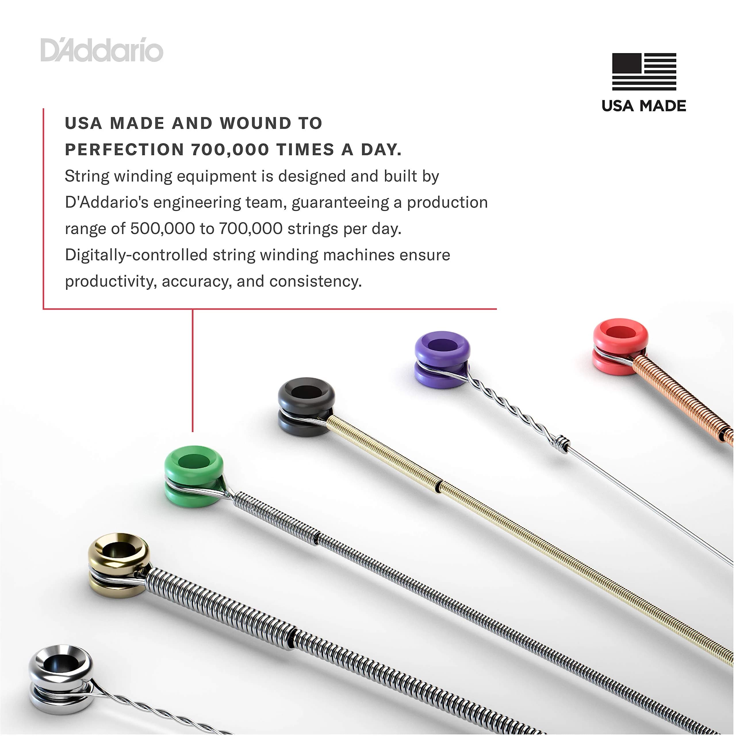 D'Addario NYXL1149-3P Electric Guitar Strings, Medium 11-49 Gauge, 3 Sets | Enhanced Tuning Stability & Mid-Range Presence - view 8
