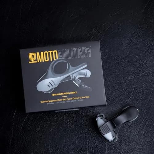 HeadBlade LE Moto Men's Head Shaving Razor - Military - Revolutionary Dual Active Suspension | 1 Count (Pack of 1) thumbnail 5