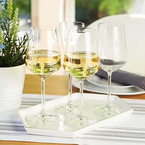 Spiegelau Style Crystal White Wine Glasses Set of 4 | Elegant Lead-Free Crystal, 15.5 oz, Perfect for Dinner & Gifts thumbnail 8