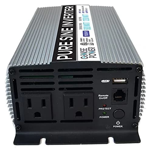 GoWISE Power 600W Pure Sine Wave Inverter 12V DC to 115V AC | Compact, Efficient Emergency Power thumbnail 2