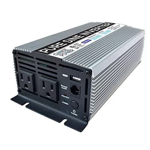 GoWISE Power 600W Pure Sine Wave Inverter 12V DC to 115V AC | Compact, Efficient Emergency Power thumbnail 3