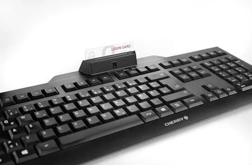 Cherry KC 1000 SC Smartcard Keyboard | Secure Wired Keyboard with Smart Card Reader (EU-Layout - QWERTY, Black) thumbnail 6