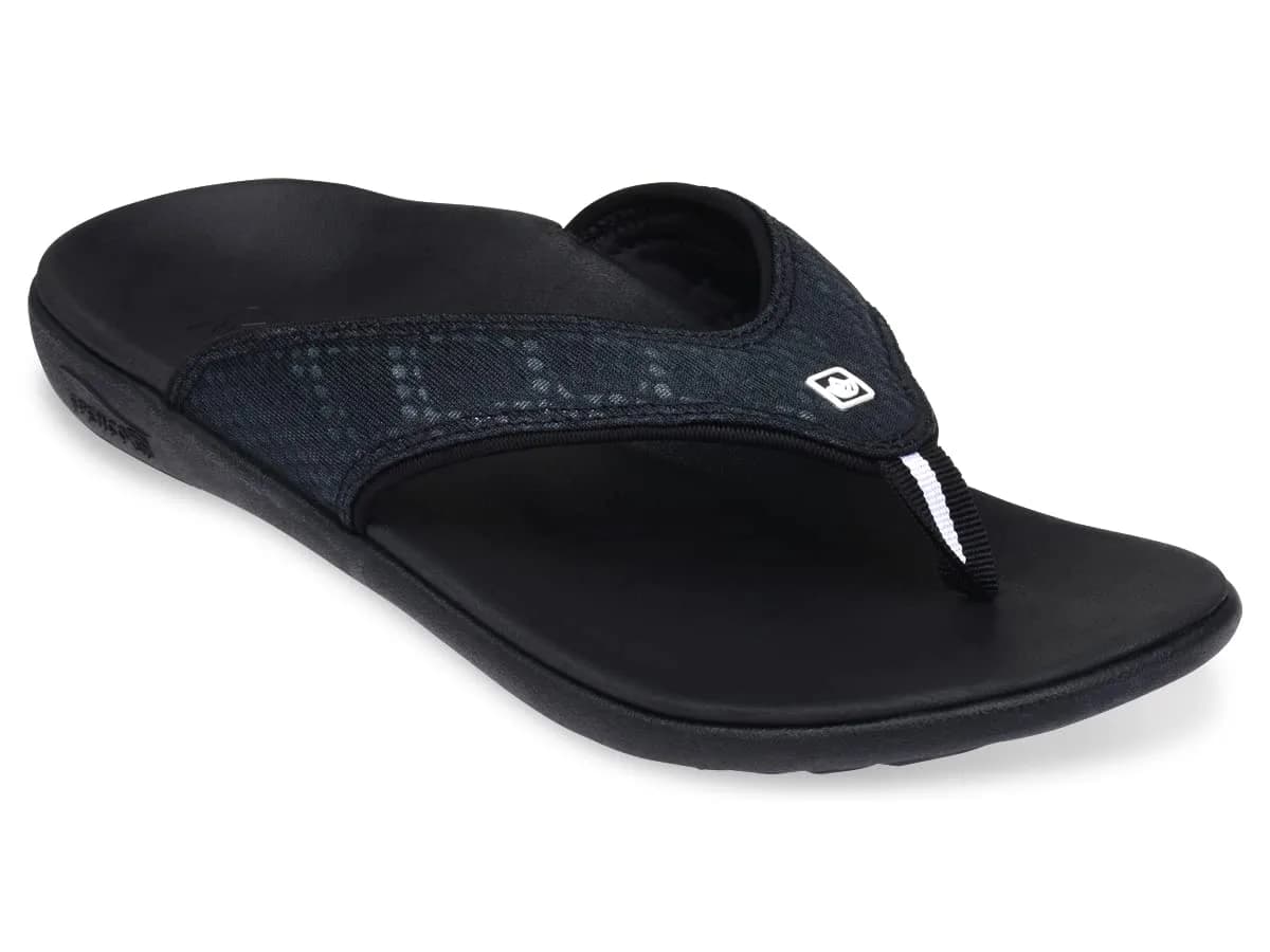 Spenco Yumi Breeze Flip-Flop Charcoal 12 | Total Support & Lightweight Comfort