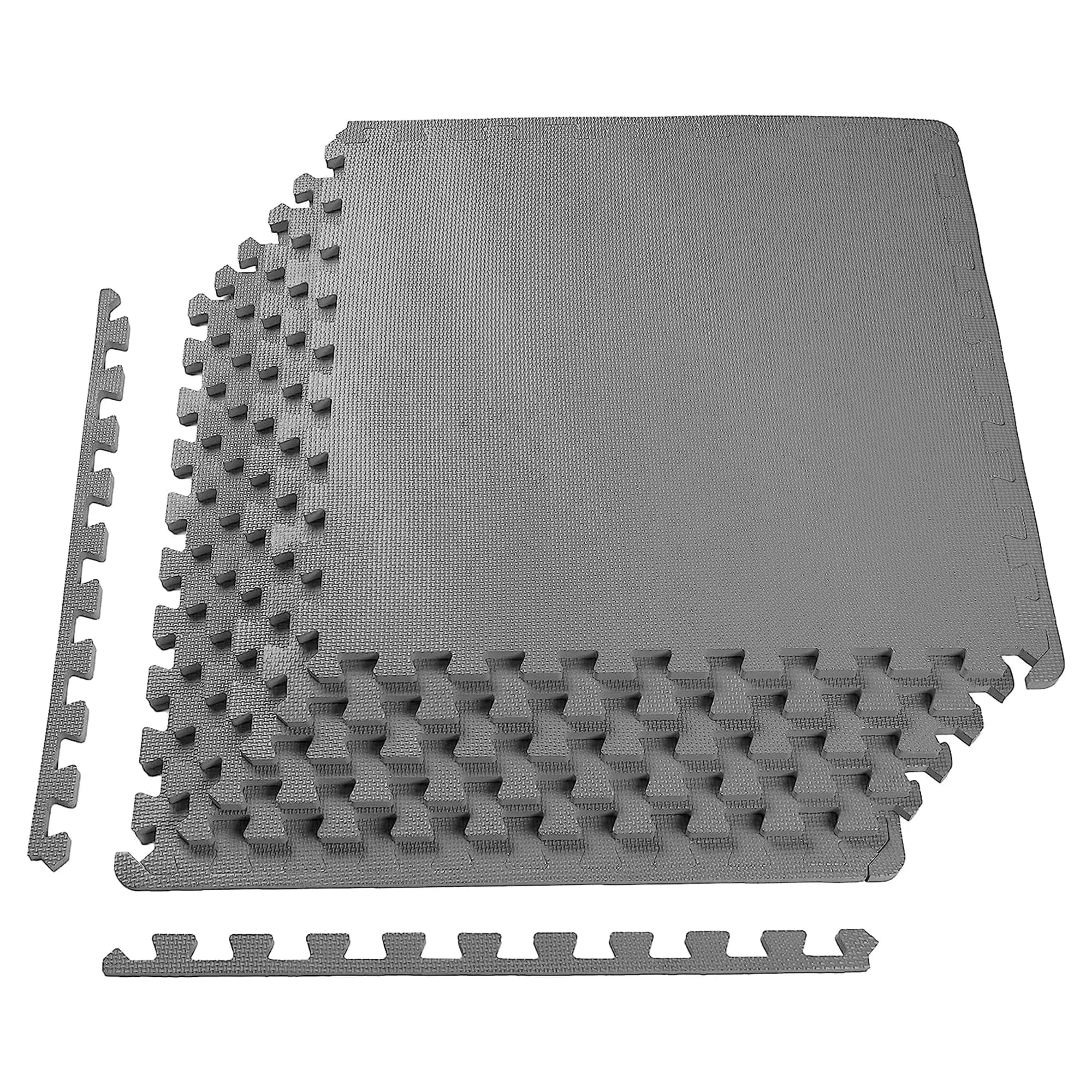 BalanceFrom Puzzle Exercise Mat 1/2-inch Thick | Non-Slip Foam Floor for Home & Gym