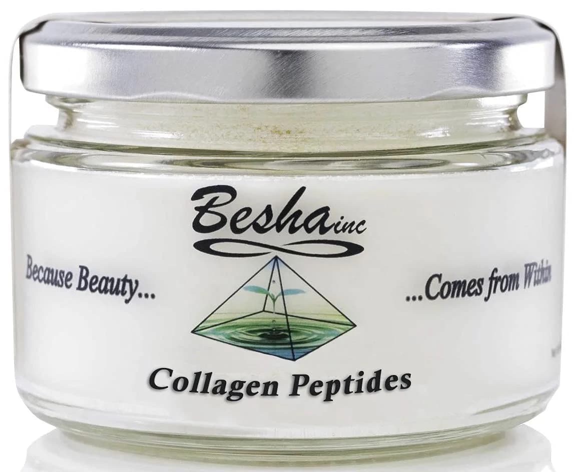 BESHA INC Verisol Collagen Bioactive Peptides Powder 100g (3.5 oz) | Patented German Formula for Skin Elasticity — Regular Jar 1 Month Supply