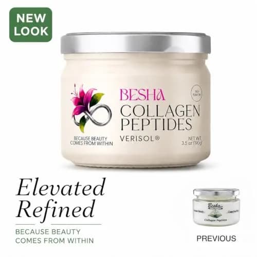 BESHA INC Verisol Collagen Bioactive Peptides Powder 100g (3.5 oz) | Patented German Formula for Skin Elasticity thumbnail 2
