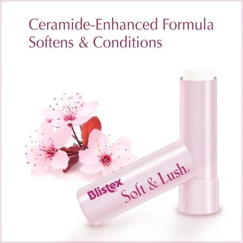 Blistex Soft & Lush Lip Protectant 0.13 oz | Ceramide-Enhanced Moisturizer for Deep Hydration thumbnail 4