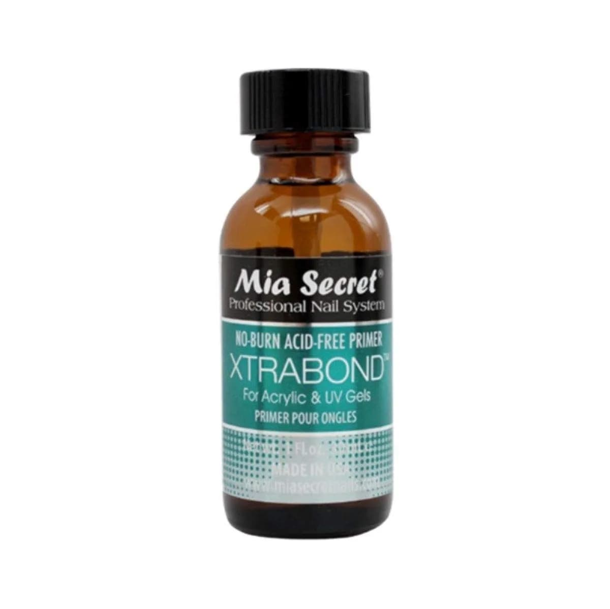 Mia Secret No Burn Acid Free Primer Xtra Bond 1 Fl Oz | Long-Lasting Nail Adhesion — 1 Oz