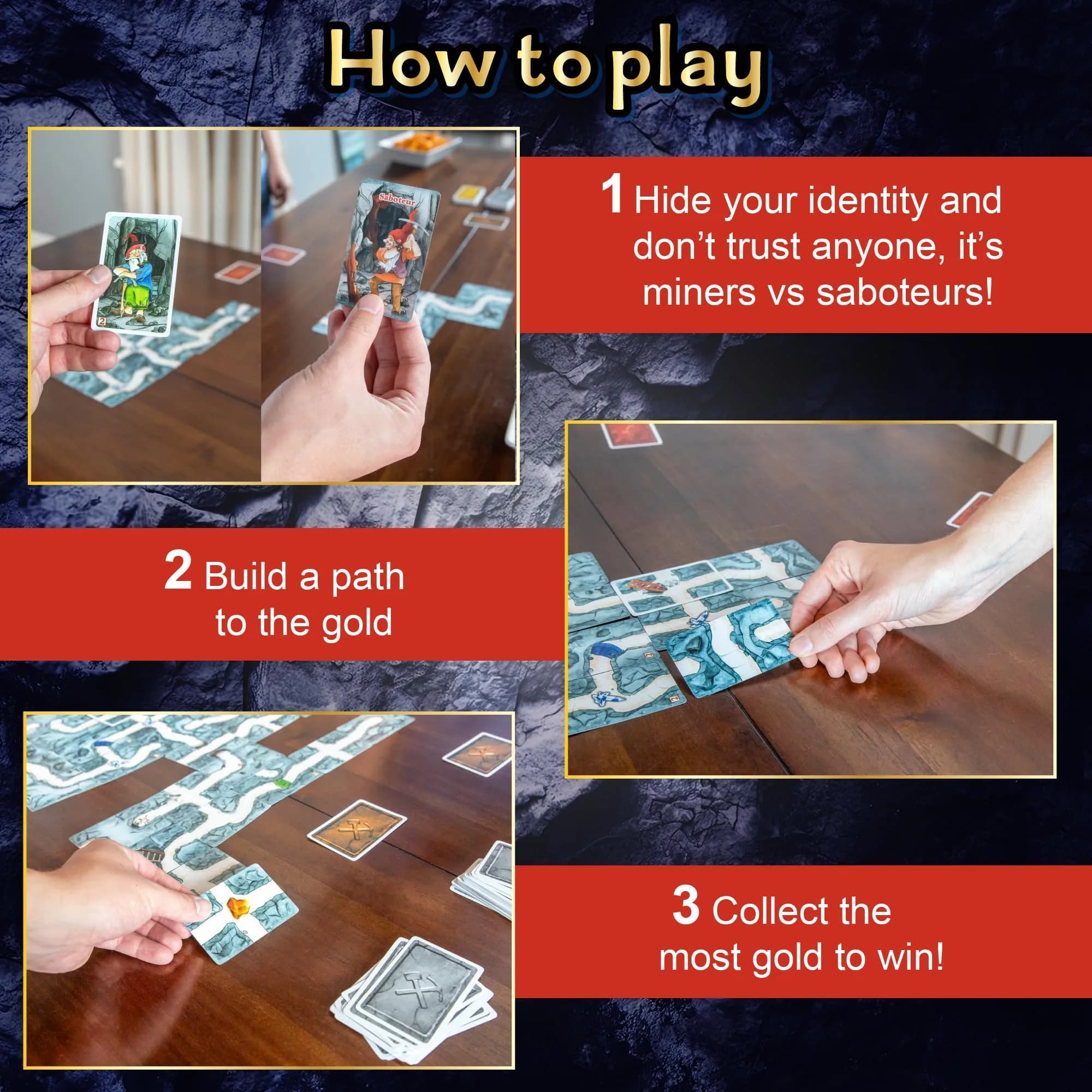 AMIGO Saboteur 2 Expansion Pack Strategy Card Game | 2-12 Players, Ages 8+ - view 2