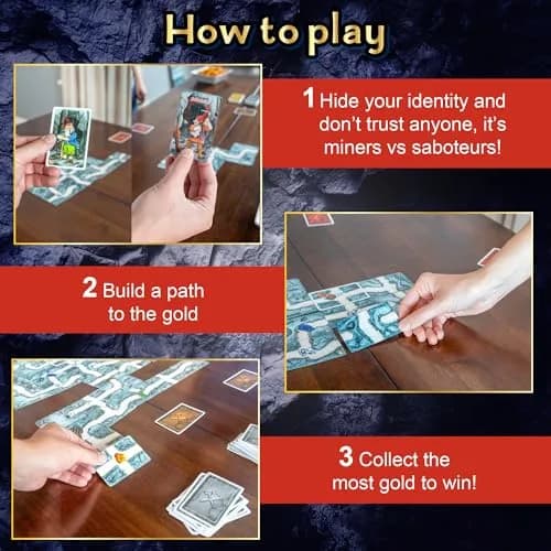 AMIGO Saboteur 2 Expansion Pack Strategy Card Game | 2-12 Players, Ages 8+ thumbnail 2