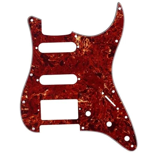 Musiclily Pro HSS 11 Hole ST Guitar Pickguard 4Ply Vintage Tortoise | Fits Fender US/Mexico Made Strat thumbnail 1
