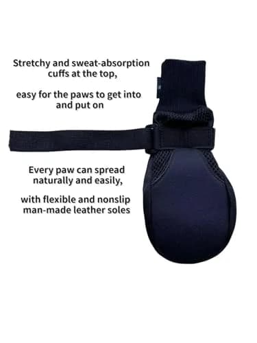 LONSUNEER Paw Protector Dog Boots X-Large | Breathable, Nonslip & Soft Soles for Daily Walks thumbnail 4