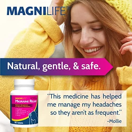 MagniLife Migraine Relief 90 Tablets | Fast-Acting, Non-Habit Forming Headache Support thumbnail 4