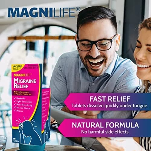 MagniLife Migraine Relief 90 Tablets | Fast-Acting, Non-Habit Forming Headache Support thumbnail 3