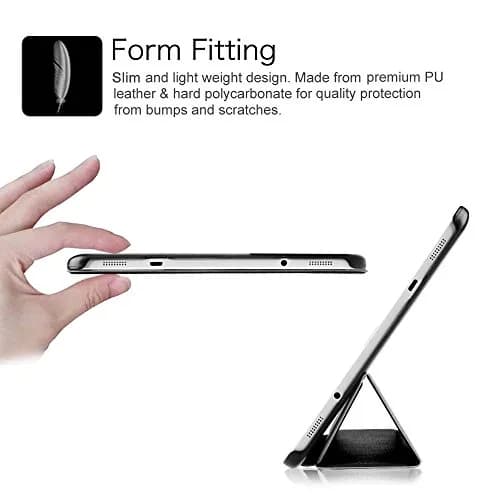 FINTIE Slim Shell Case for Samsung Galaxy Tab S2 9.7 2015 | Auto Sleep/Wake, Flip Stand, Black thumbnail 5