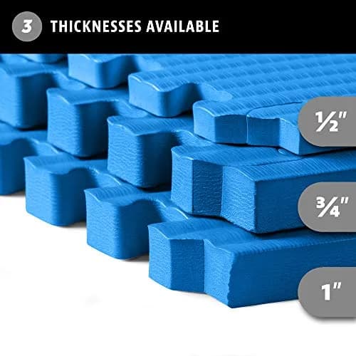 We Sell Mats Martial Arts Foam Tatami Tiles - 3/4" Thick Blue | Anti-Fatigue Floor Mat for Home & Gym thumbnail 6