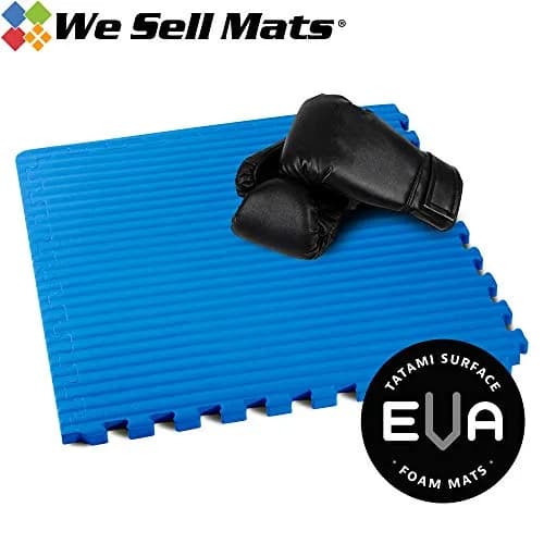 We Sell Mats Martial Arts Foam Tatami Tiles - 3/4" Thick Blue | Anti-Fatigue Floor Mat for Home & Gym thumbnail 3