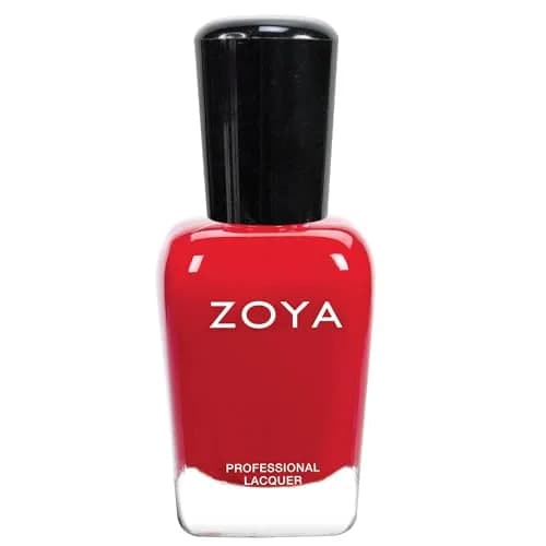 ZOYA Hannah Nail Polish 0.5 fl oz | Classic Red Cream, Neutral Undertone, Big10Free Vegan thumbnail 1