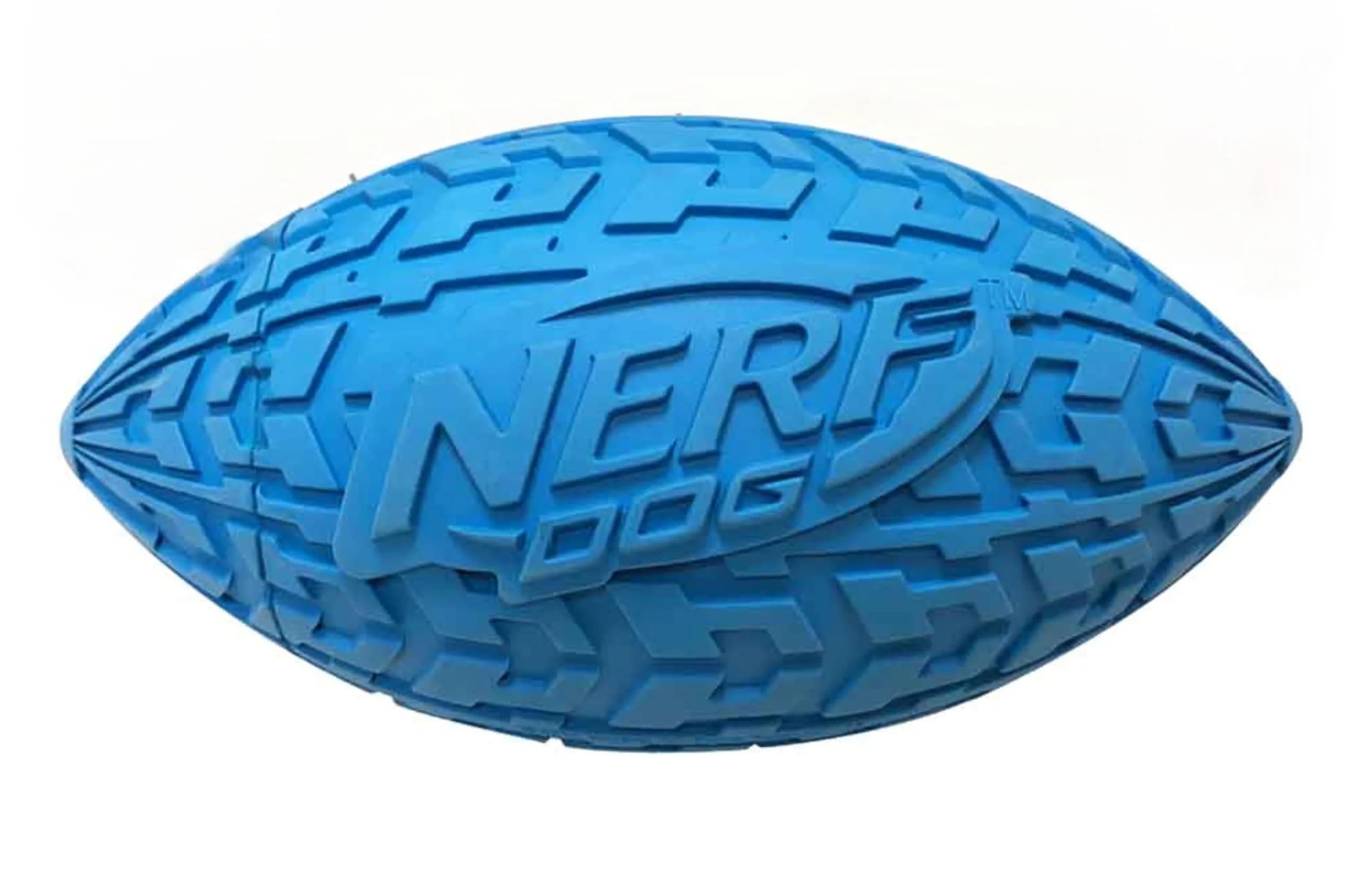 Nerf Dog Tire Squeak Football 15cm (6 Inch) | Durable Outdoor Dog Toy for Medium & Large Breeds - main product image