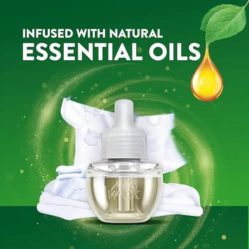 Air Wick Plug In Scented Oil Refills Fresh Linen 3.38 Fl Oz (100ml) | Continuous Fragrance Up to 60 Days thumbnail 4
