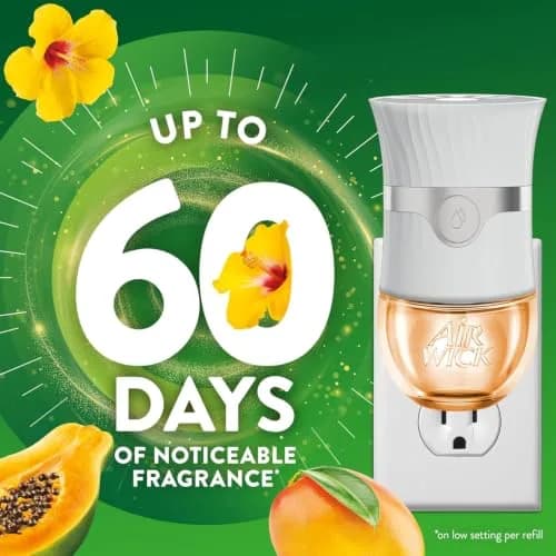 Air Wick Scented Oil Refills, Hawaii Exotic Papaya & Hibiscus Flower | Long-lasting tropical fragrance infused with natural essential oils thumbnail 4