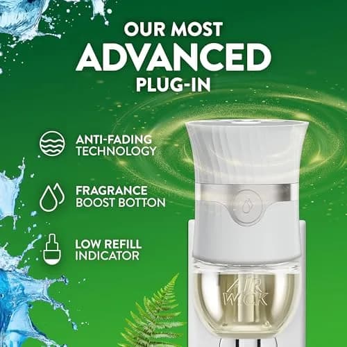 Air Wick Plug In Refills, Fresh Waters Scented Oils | Long-Lasting Fragrance (3.3 Fl Oz) | Natural Essential Oils thumbnail 8