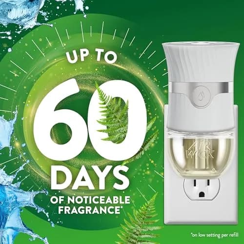Air Wick Plug In Refills, Fresh Waters Scented Oils | Long-Lasting Fragrance (3.3 Fl Oz) | Natural Essential Oils thumbnail 2