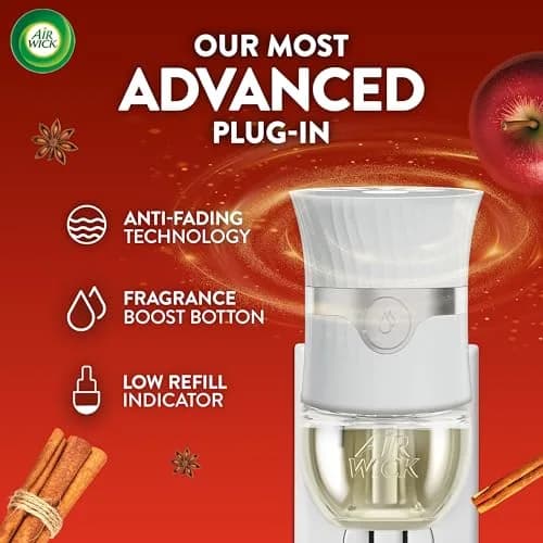 Air Wick Plug In Refill Apple Cinnamon Medley Scented Oil 5ct | Infused with Essential Oils thumbnail 8