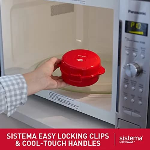 Sistema Easy Eggs Microwave Egg Cooker 270 ml | BPA-Free Egg Poacher with Steam Release Vent for Easy Cooking thumbnail 4