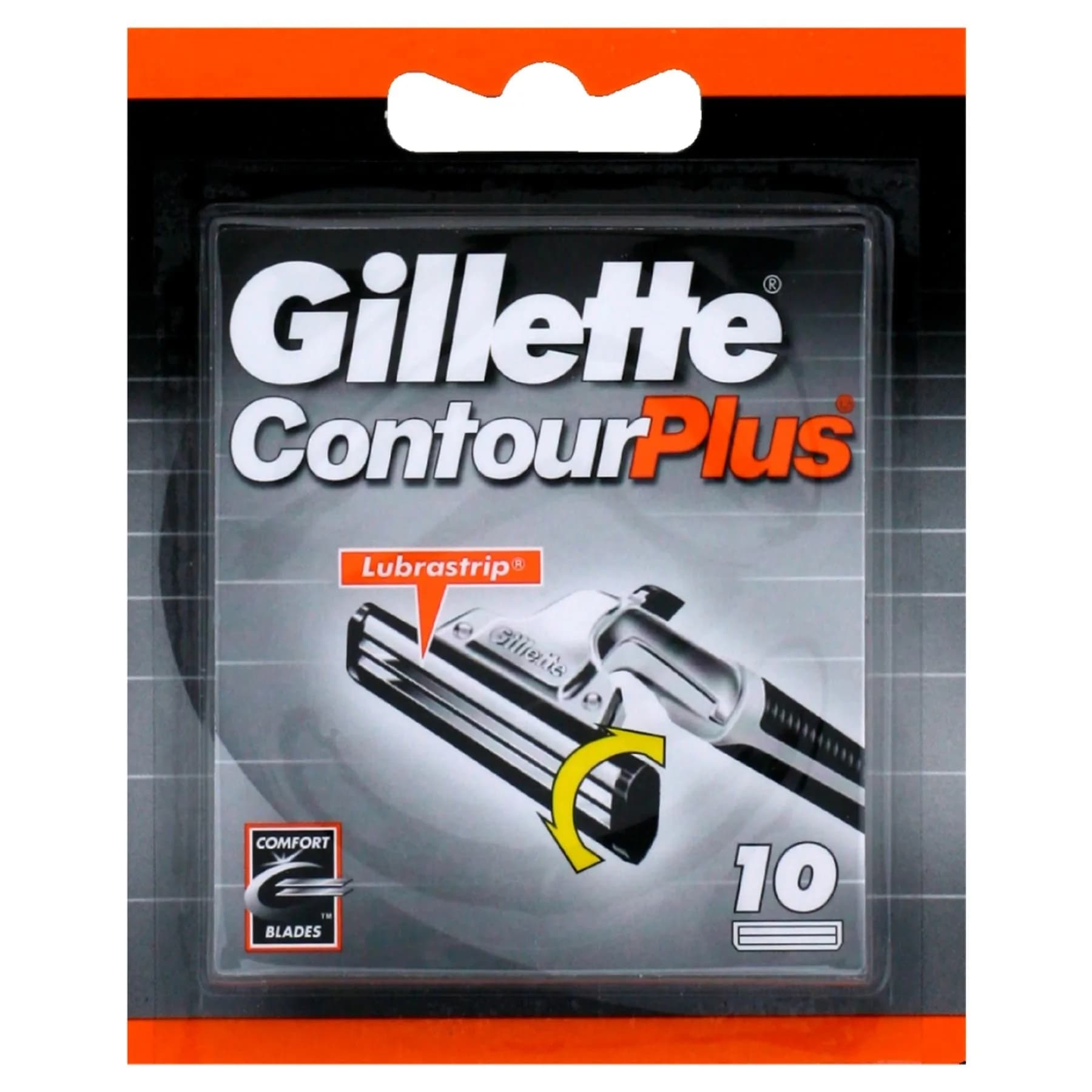 Gillette Original Contour Plus Razor Cartridges - 10 Pack | Twin Blades for Smooth Shave — 10-Pack