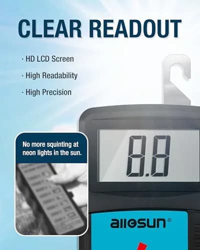 allsun Electric Fence Fault Finder Max 9.9kv | Digital Voltage Tester for Livestock thumbnail 3