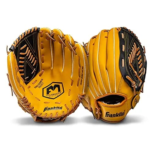 Franklin Sports Field Master Baseball Glove 13" (33.02 cm) | Right Hand Throw Outfielder's Mitt thumbnail 2