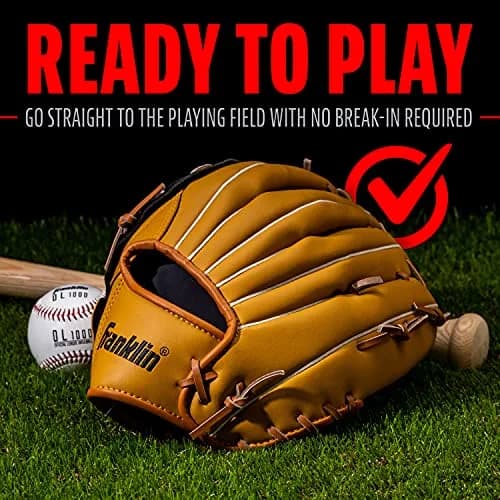 Franklin Sports Field Master Baseball Glove 14 inch (35.56 cm) | Left Hand Throw thumbnail 6