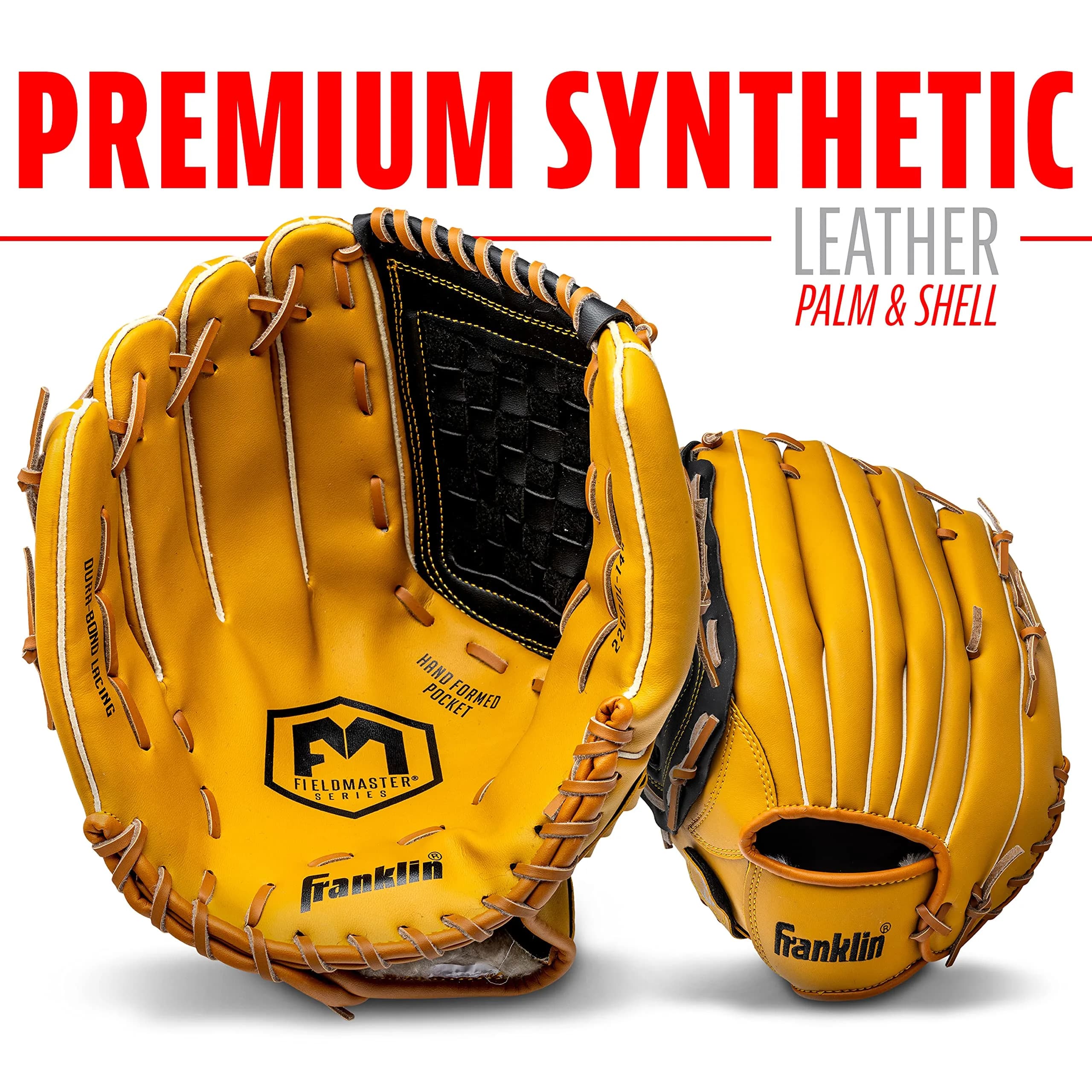 Franklin Sports Field Master Baseball Glove 14 inch (35.56 cm) | Left Hand Throw - view 4