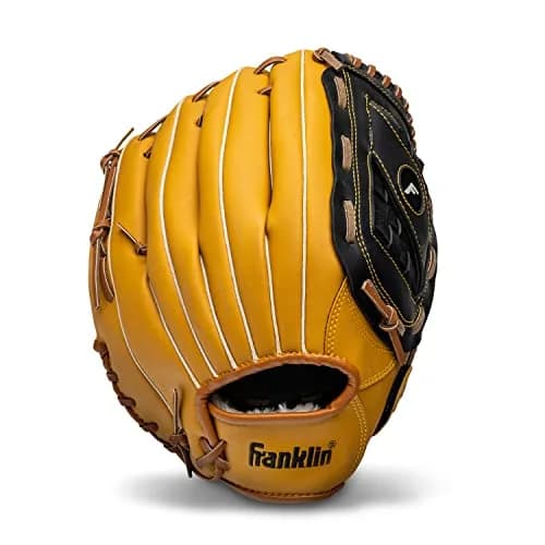 Franklin Sports Field Master Baseball Glove 14 inch Right Hand Throw | Durable Synthetic Leather for All Positions thumbnail 1
