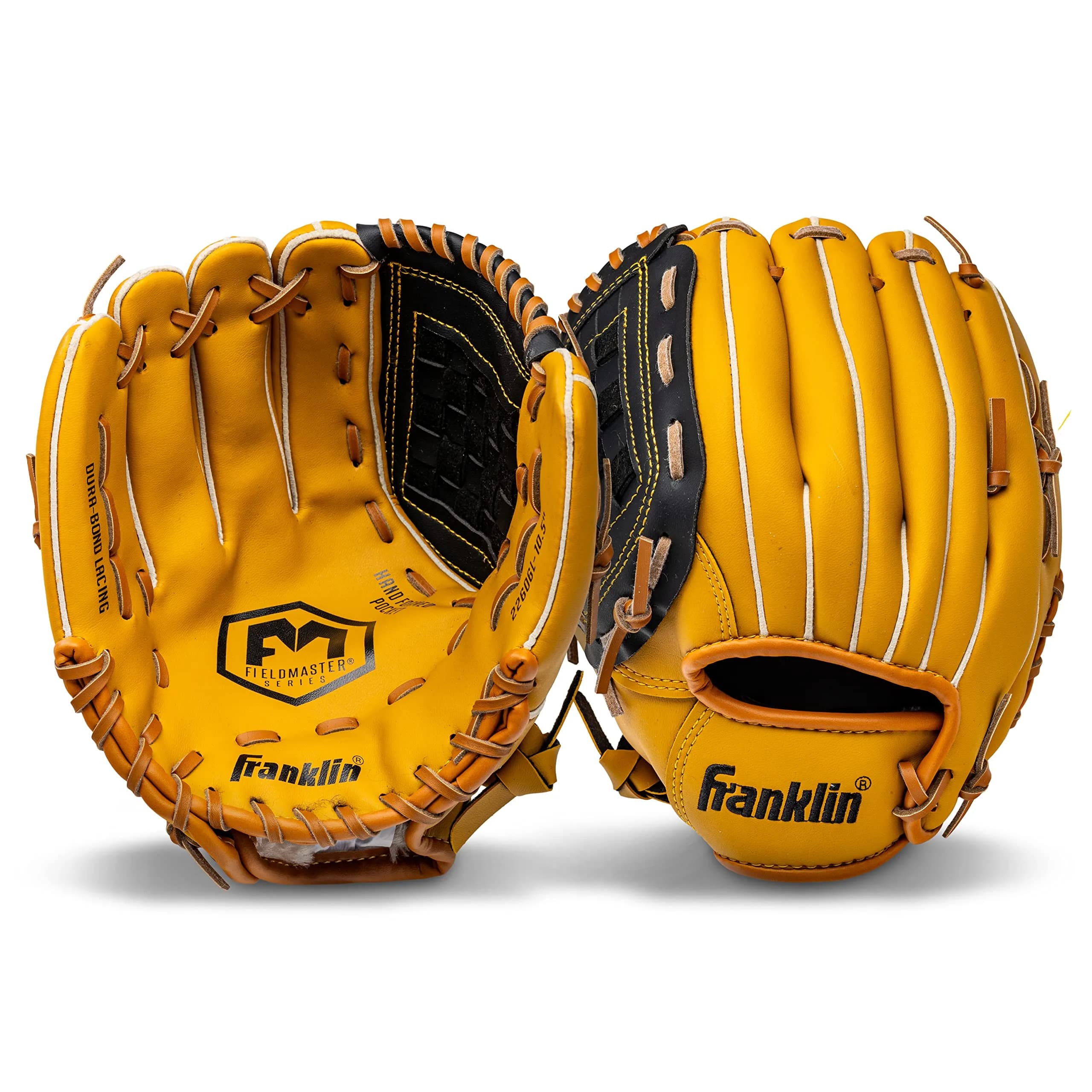 Franklin Sports Field Master Baseball Glove 12" (30.5 cm) | Right Hand Throw Outfielder's Mitt - view 2