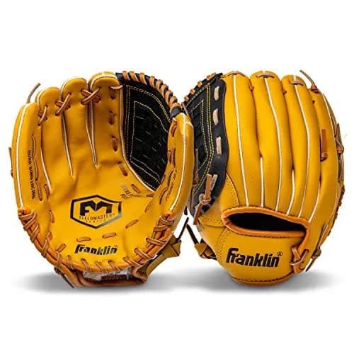 Franklin Sports Field Master Baseball Glove 12" (30.5 cm) | Right Hand Throw Outfielder's Mitt thumbnail 2