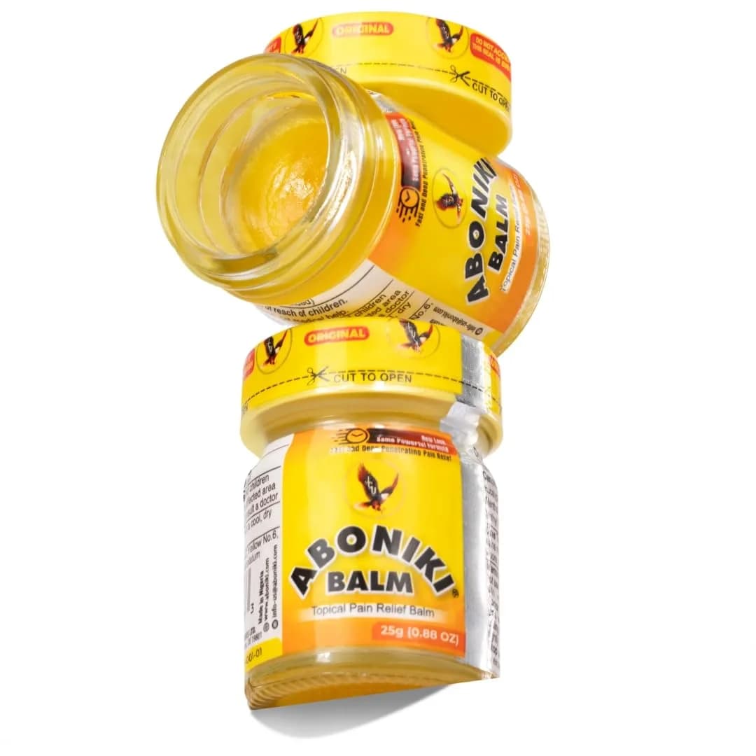 Aboniki Balm 25g (0.88 oz) | Powerful Topical Pain Relief for Muscles and Joints — Yellow