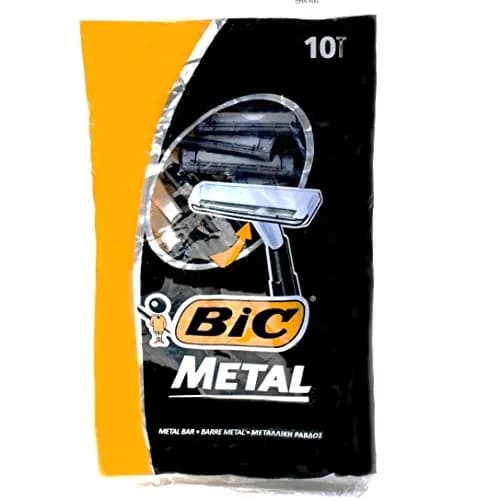 BIC Metal Disposable Men's Shaving Razors 1 Count | Single Blade Durability for Adult Men thumbnail 1