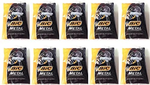 BIC Metal Disposable Men's Shaving Razors 1 Count | Single Blade Durability for Adult Men thumbnail 2