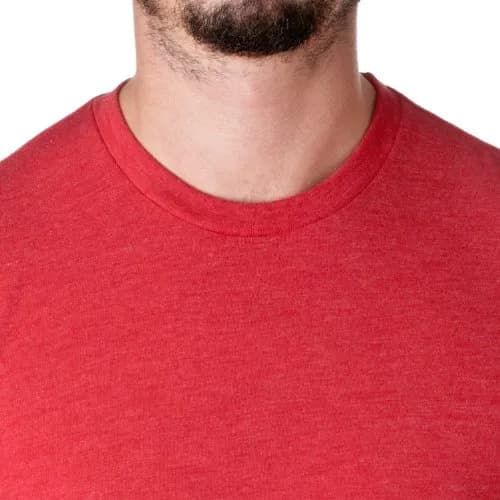 The Next Level Men's Triblend Crew XL VINTAGE RED | Relaxed Fit Short Sleeve T-Shirt thumbnail 5