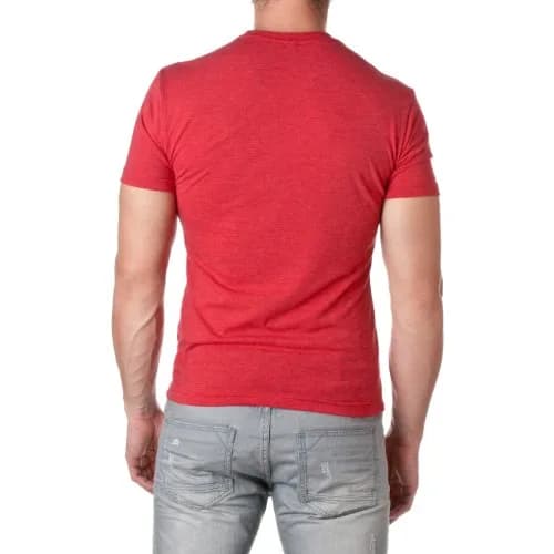 The Next Level Men's Triblend Crew XL VINTAGE RED | Relaxed Fit Short Sleeve T-Shirt thumbnail 2