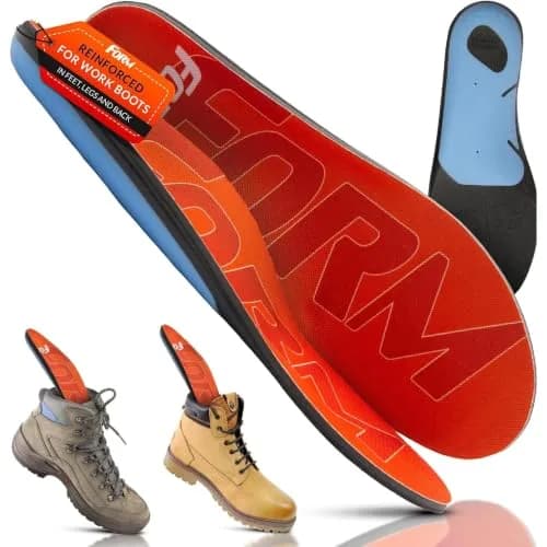 FORM Premium Insoles Heavy Duty 11 Men / 12.5 Women | Support for Heavy Loads & Plantar Fasciitis thumbnail 1