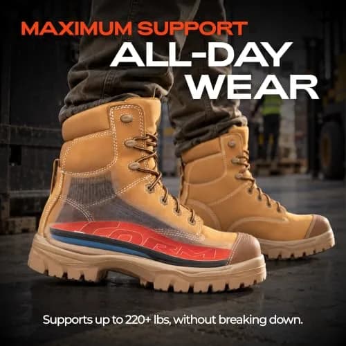 FORM Premium Insoles Heavy Duty Arch Support 14-14.5 Men / 15.5-16 Women | Supports up to 220+ lbs thumbnail 2