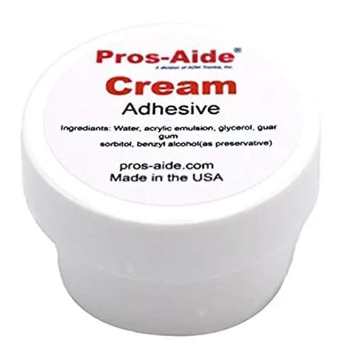 Pros-aide Cream Adhesive 0.5 Oz | Heavy Viscosity, Repair & Seam Filler thumbnail 1