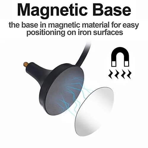 onelinkmore ADS-B Antenna 1090MHz 2.5dBi MCX + MCX-SMA Adapter, Magnetic Aerial | Omni-directional Reception thumbnail 5