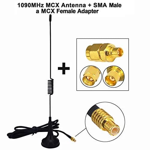 onelinkmore ADS-B Antenna 1090MHz 2.5dBi MCX + MCX-SMA Adapter, Magnetic Aerial | Omni-directional Reception thumbnail 7
