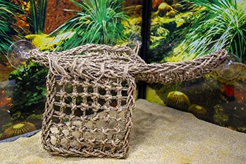 Penn-Plax Reptology Lizard Lounger Corner Triangle with Ladder, Large 45.7cm (18") x 27.9cm (11") | Natural Seagrass Fiber for Reptiles thumbnail 4