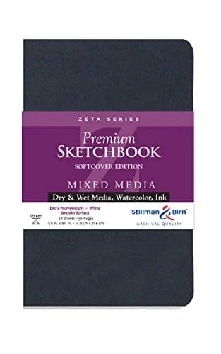 Stillman & Birn Zeta Series Softcover Sketchbook 5.5" x 8.5" | Extra Heavyweight 270 GSM Paper thumbnail 1